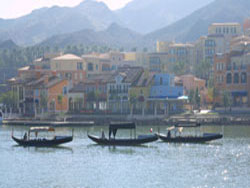 Gondolas at Lake Las Vegas