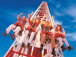 The STRAT Thrill Rides The Insanity, The Big Shot & X-Scream
