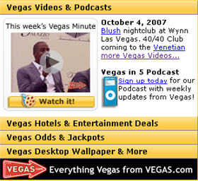 VEGAS.com - This Week in Vegas Gadget -screenshot VEGAS.com - This Week in Vegas Google Gadget Screenshot Lifestyle News