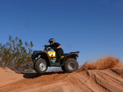 ATV in the desert
