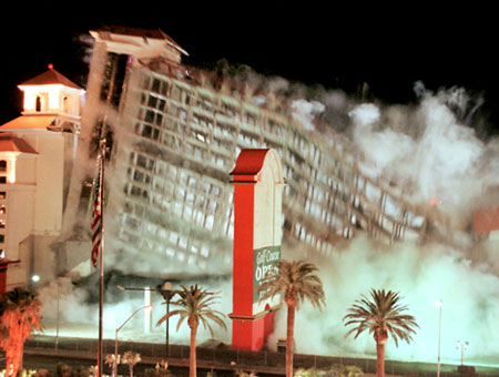 Desert Inn Las Vegas implosion