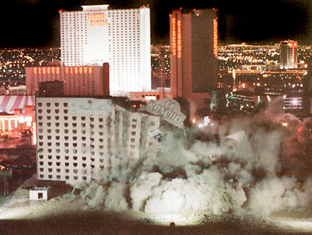El Rancho Las Vegas implosion