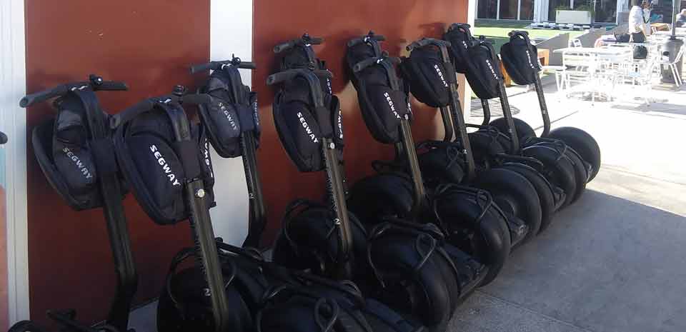 Segway tours downtown Las Vegas Fremont Street Container Park