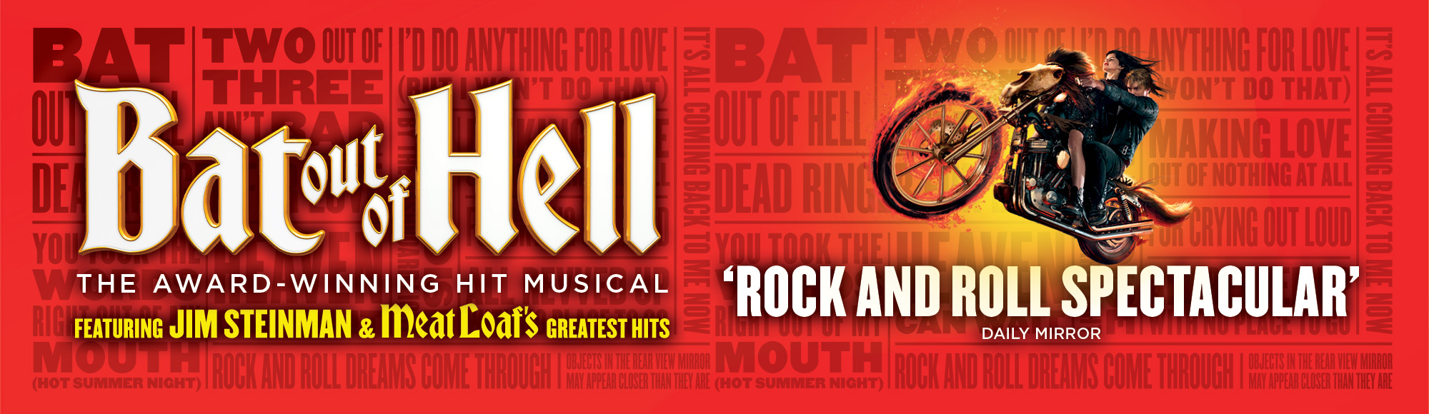 Bat Out of Hell The Musical Show Las Vegas Tickets & Reviews