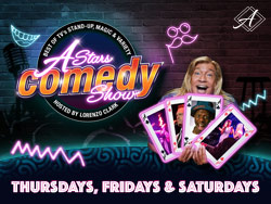 A-Stars Comedy Show Las Vegas Ahern Boutique Hotel