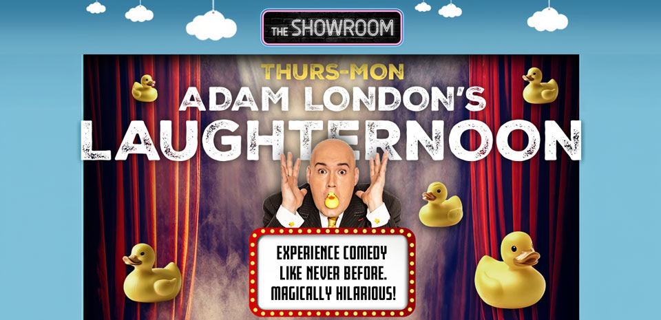 Adam London Laughternoon comedy magic show at Ahern Hotel Las Vegas