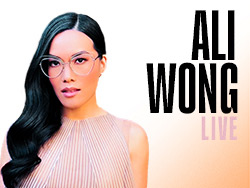 Ali Wong live in Las Vegas at the Wynn Encore performing stand-up comedy