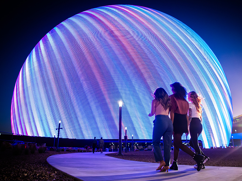 The Sphere Experience Vegas Day And Night