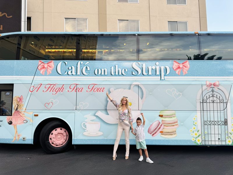 Café on the Strip - The iconic Café on The Strip double-decker bus brings afternoon tea and sightseeing together.