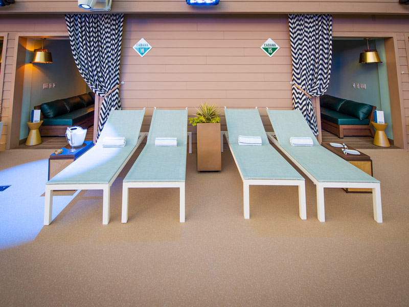 Circa’s Stadium Swim - Adults Only (21+) - Private cabanas are available to reserve at Circa's Stadium Swim.