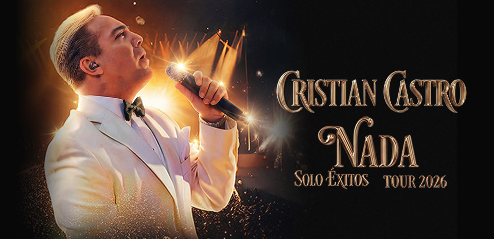 Cristian Castro Nada Solo Exitos Tour at Resorts World Theatre Las Vegas
