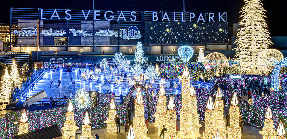 Enchant Christmas light maze at Las Vegas Ballpark in Summerlin