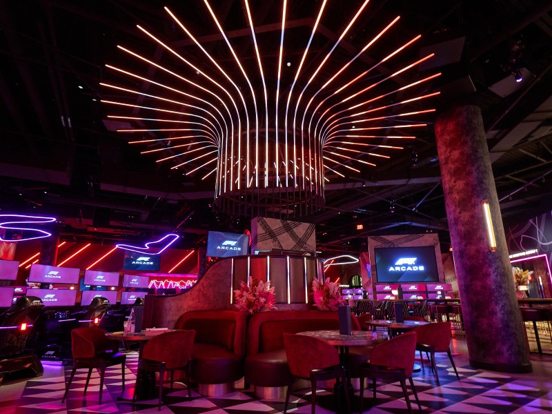 F1 Arcade Las Vegas - Classic comfort food meets sleek nightlife energy at F1® Arcade Las Vegas.