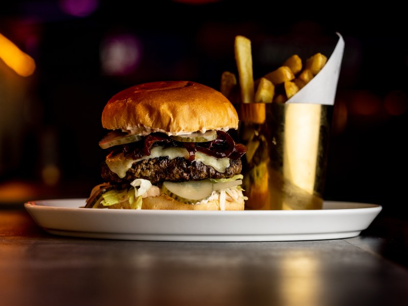 F1 Arcade Las Vegas - Indulgent small plates bring upscale flavor to the social gaming scene.