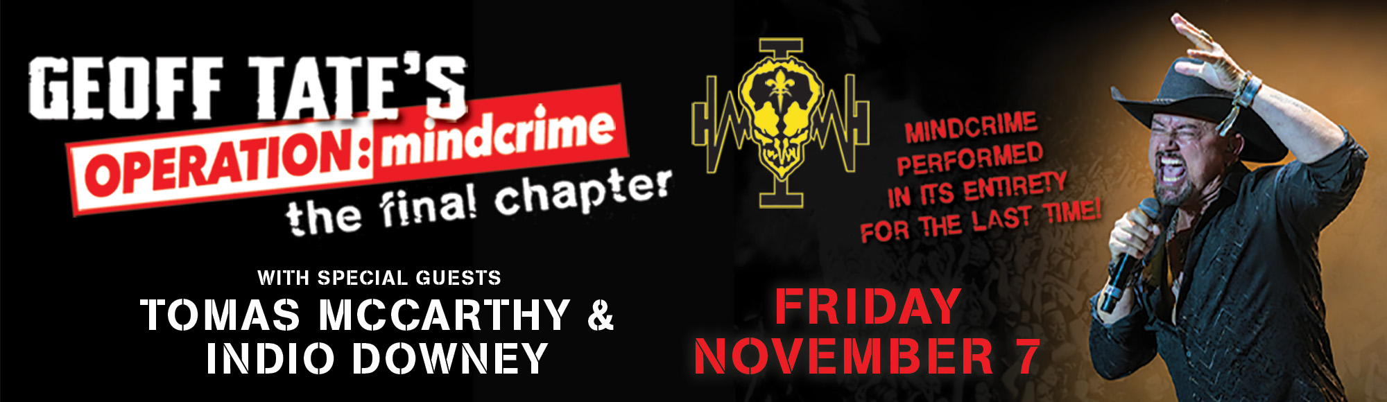 Geoff Tate Operation: Mindcrime Concert live in Las Vegas
