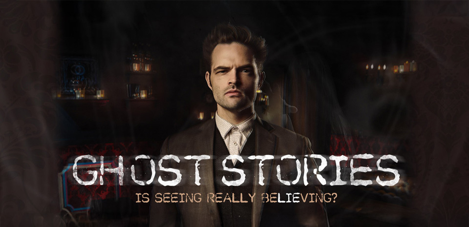 Dimly lit speakeasy stage set for an intimate Las Vegas mind-reading and dark-magic show