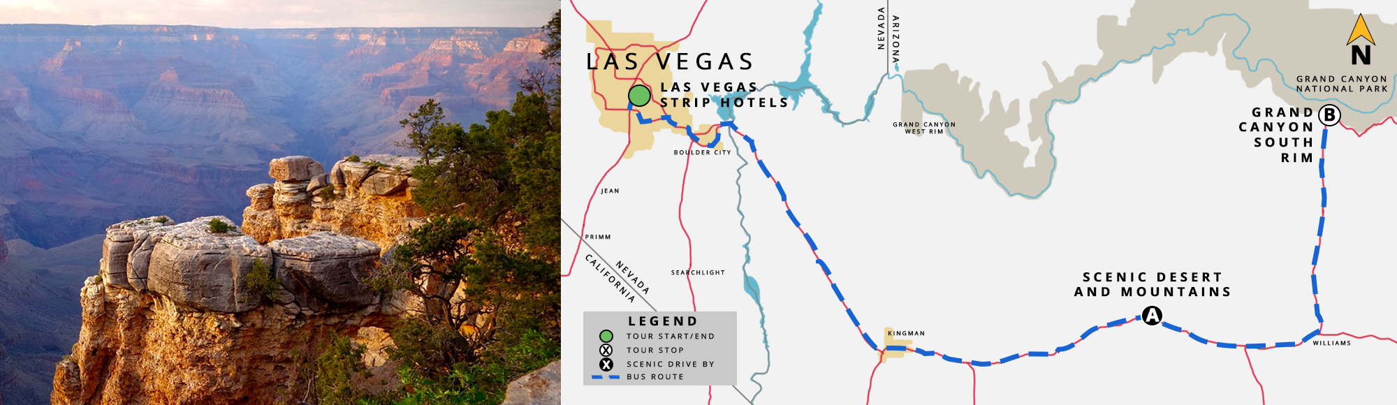 Grand Canyon South Rim Bus Tour by Gray Line Tours Tour