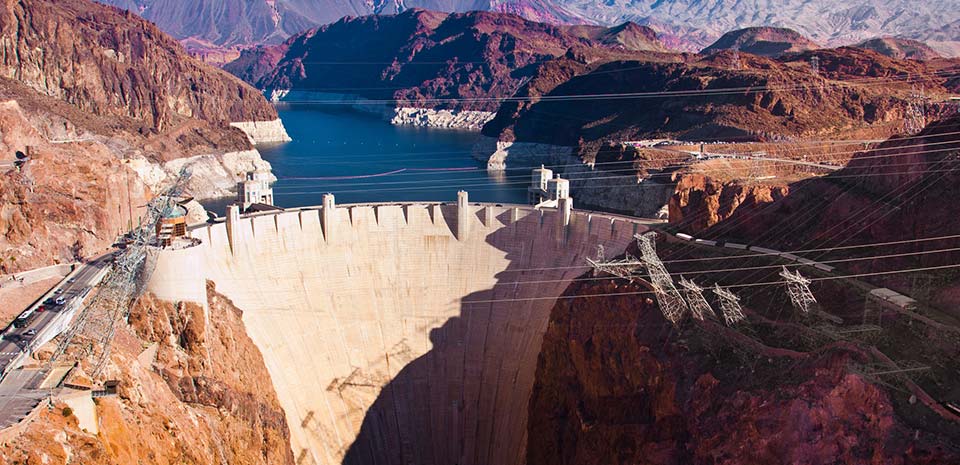 Hoover Dam Express Bus Tour luxury motorcoach from Las Vegas