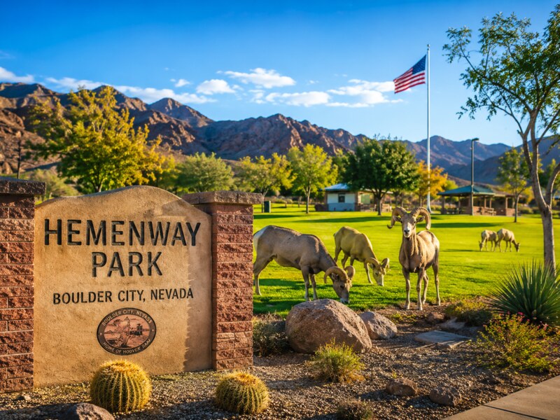 Hoover Dam Small Group Sunset Tour with BBQ Dinner Experience - Bighorn sheep at Hemenway Park in Boulder City