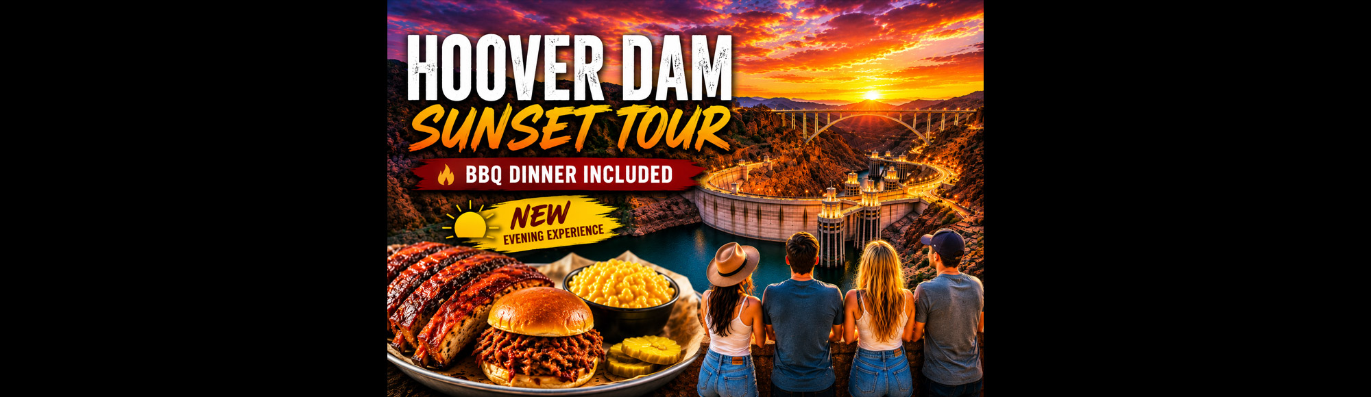 Hoover Dam Small Group Sunset Tour with BBQ Dinner Experience Tour