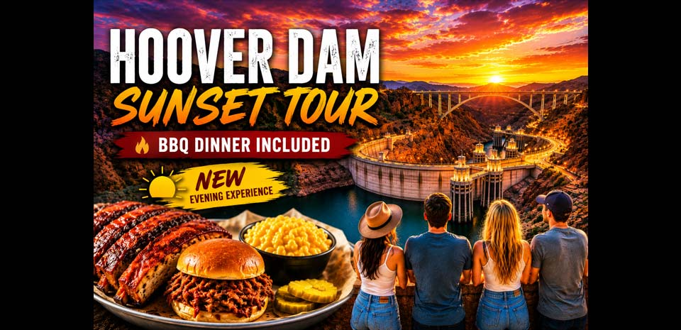 Hoover Dam and the Colorado River seen on a small-group tour from Las Vegas