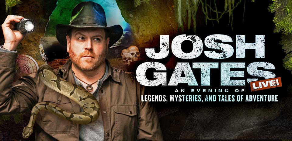 Josh Gates Live at Criss Angel Theater Planet Hollywood Las Vegas