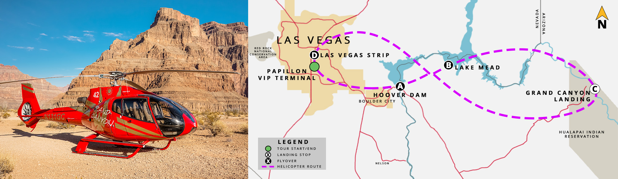King of Canyons Helicopter Tour Tour