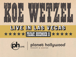 Koe Wetzel Live at PH Live Las Vegas