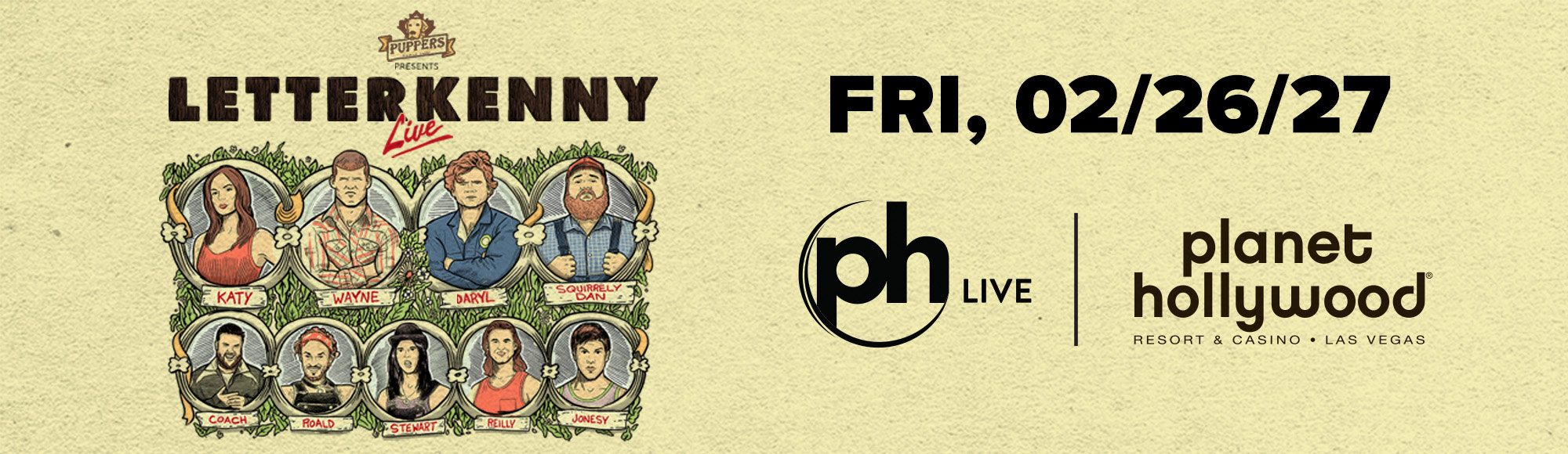 Puppers Presents Letterkenny Live