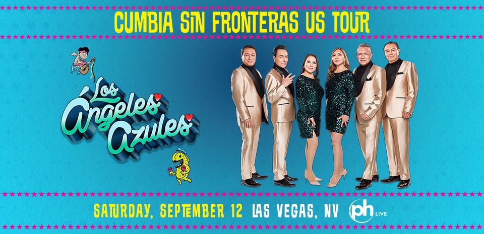 Los Angeles Azules cumbia concert at PH Live Planet Hollywood Las Vegas