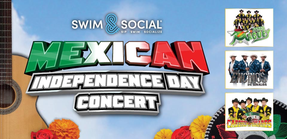Mexican Independence Day banda pool concert at Swim and Social Pool at The STRAT Las Vegas