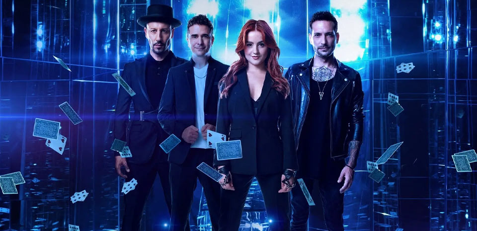 Now You See Me Live Four Horsemen illusion show at MGM Grand Theater Las Vegas