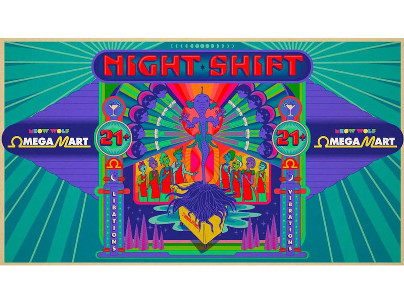 Meow Wolf's Omega Mart - NIGHT SHIFT: 21+ Most Thursdays after 8 p.m.