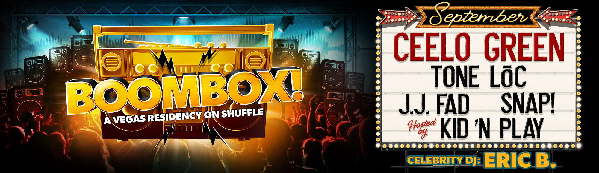 BOOMBOX! A Vegas Residency On Shuffle Show Las Vegas Tickets & Reviews
