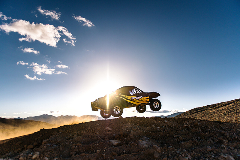 Vegas Off-Road Experience - Baja Truck Getting Air on a Jump