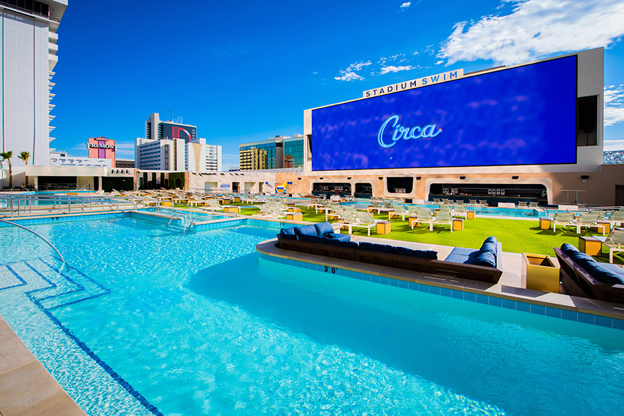 Circa's Stadium Swim Pool Amphitheater