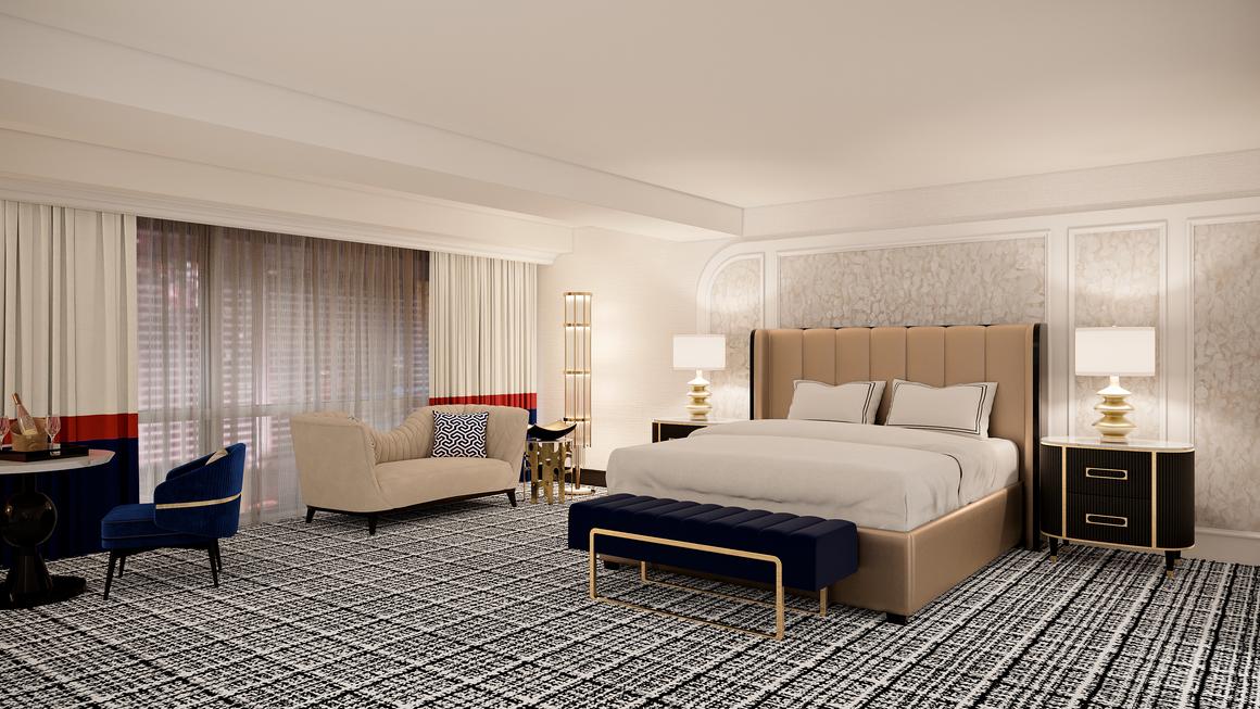Versailles Executive Suite, 1 King, Non-Smoking.