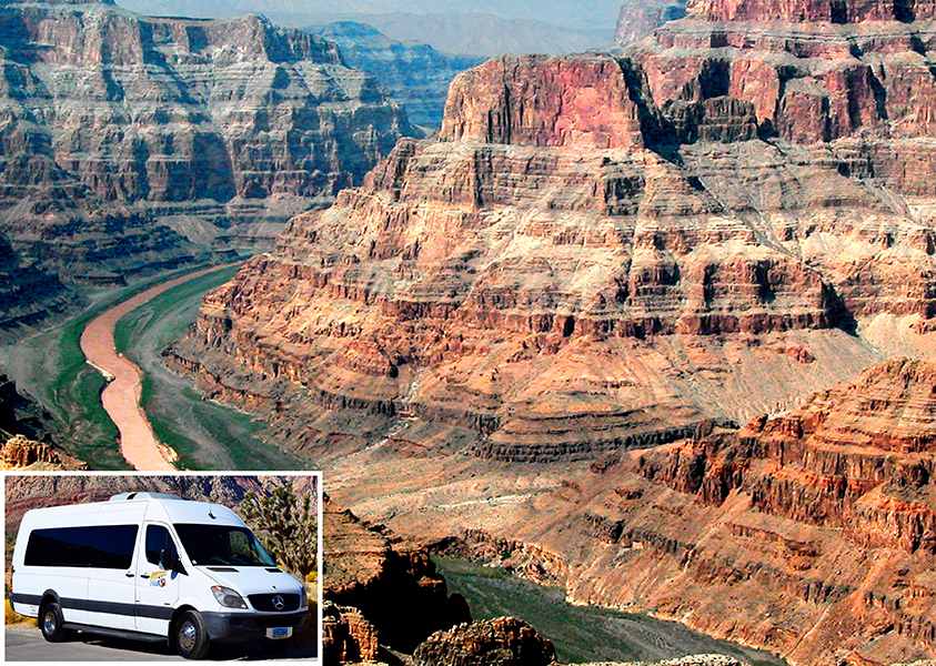 Grand Canyon West Rim & Hoover Dam Combo - Guano Point and Travel Van