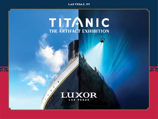 See real items from the Titanic wreckage at Titanic: The Artifact Exhibition