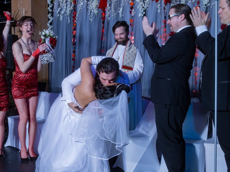 Tony n' Tina's Wedding - Witness the big kiss as Tony and Tina officially tie the knot.