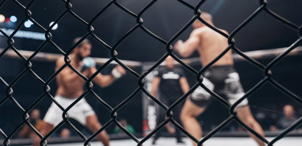 UFC live in Las Vegas.
