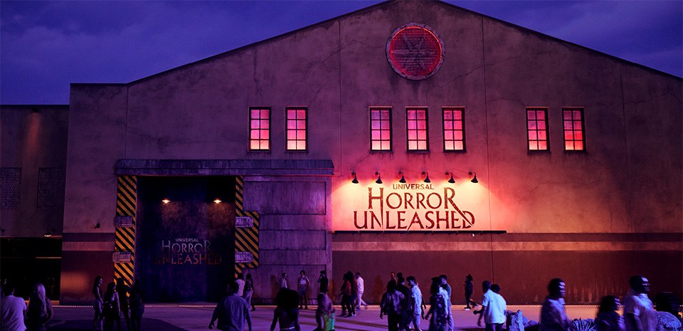 Universal Horror Unleashed haunted houses at AREA15 Las Vegas