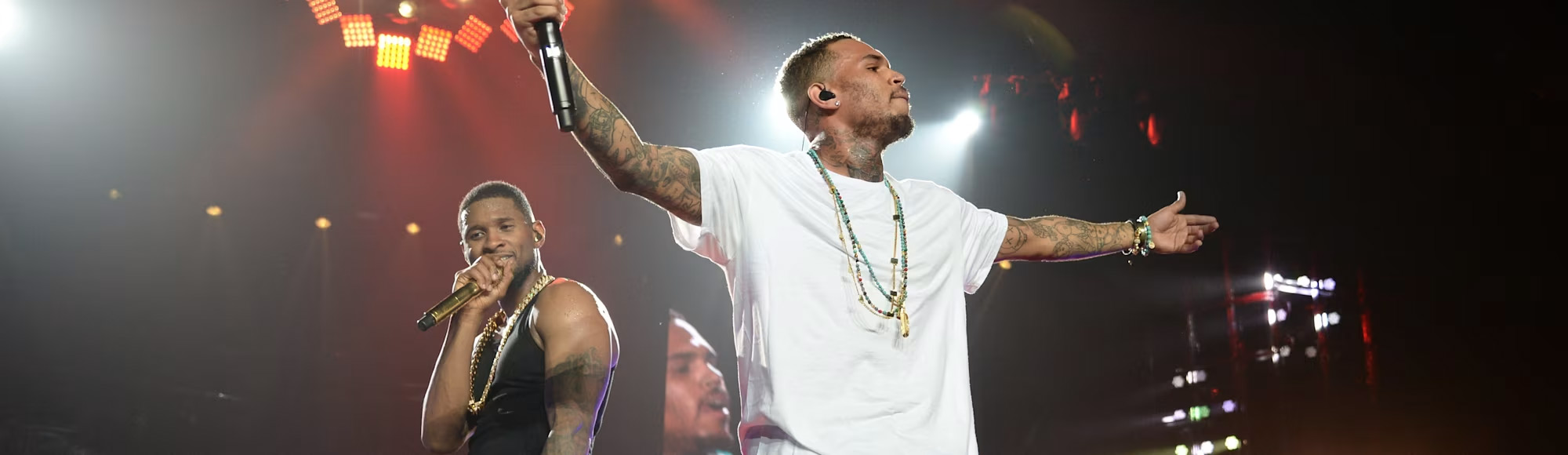 Usher and Chris Brown Show