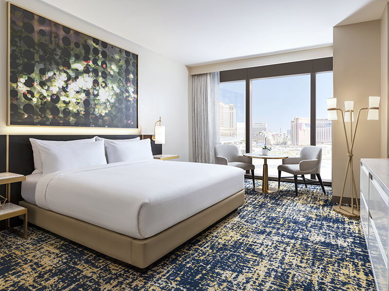 City View Deluxe Room - One King Bed Mobility Accessible w/Roll in Shower