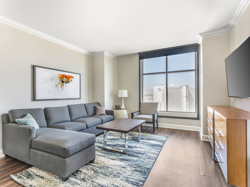 Room Suite - Living Room - Hilton Grand Vacations on the Las Vegas Strip