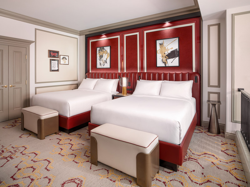 Newly Remodeled Premium Two Queen Suite City View