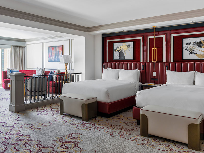 The Venetian Prestige Club Lounge Newly Remodeled Premium Two Queen Suite