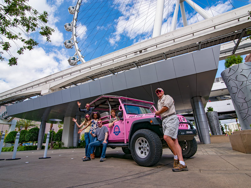 Vintage Vegas Sights & Sounds Tour by Pink Jeep - Enjoy admission to the High Roller, included in your tour price - Vintage Vegas Sights and Sounds Tour by Pink Jeep
