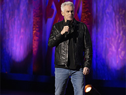 Brian Regan performing live stand-up comedy in Las Vegas