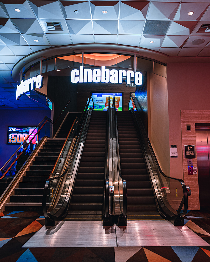 Cinebarre Escalator